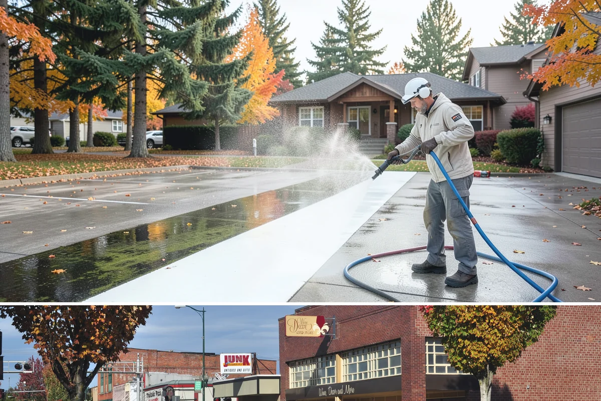 Pressure-Treated Deck Cleaning in Puyallup, Pierce County, WA - Clean pressure-treated decks in summer so boards dry fully before restaining.