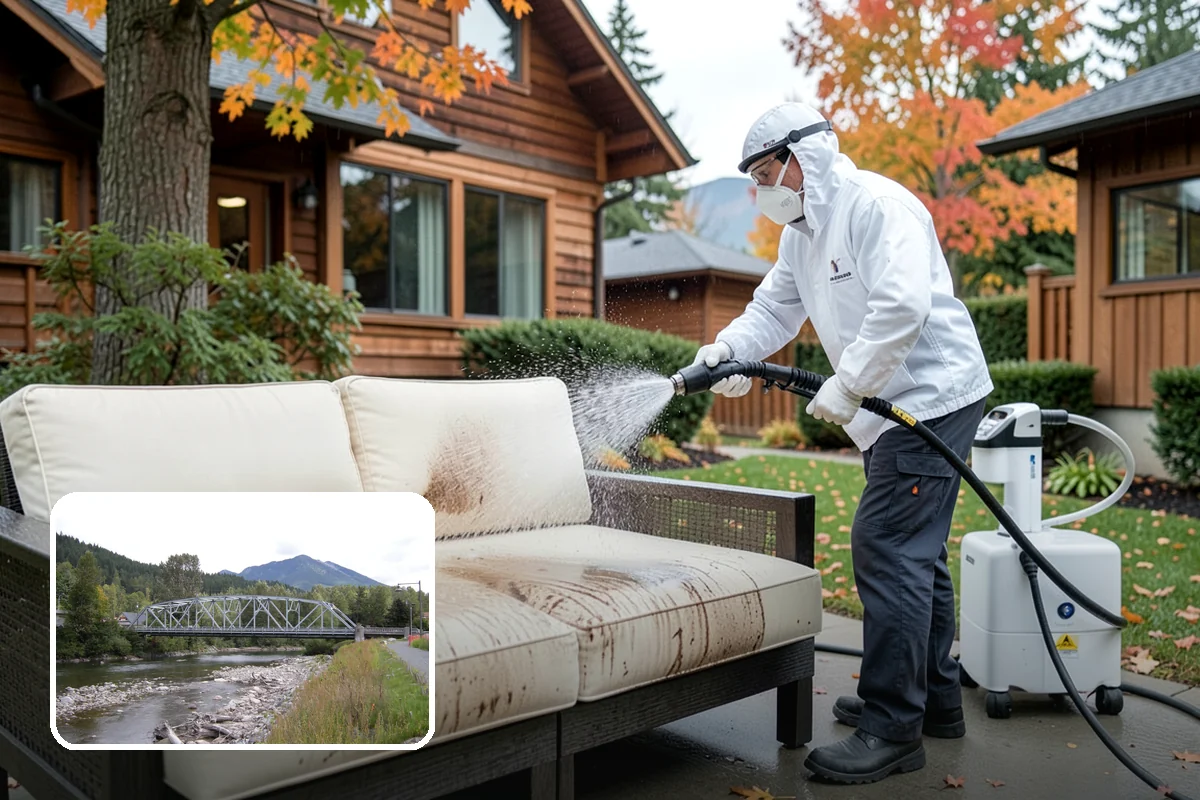 Pressure-Treated Deck Cleaning in Skykomish, King County, WA - Strips greying and algae from treated boards