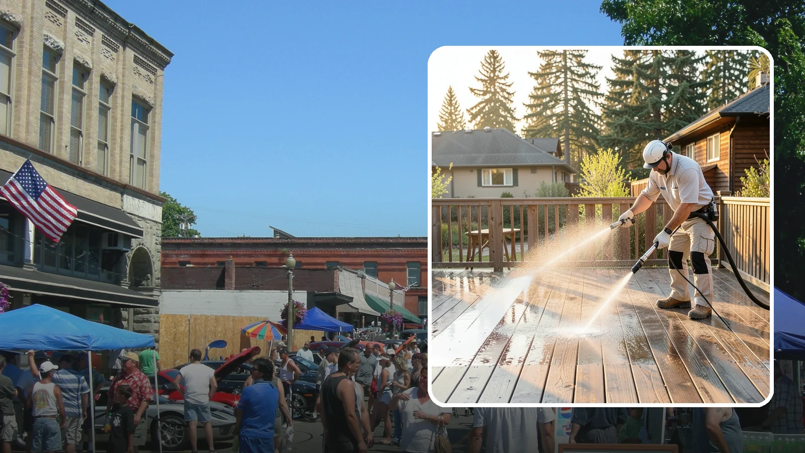 Pressure-Treated Deck Cleaning in Snohomish, Snohomish County, WA - Clean pressure-treated decks to strip greying and growth while keeping the softwood intact.