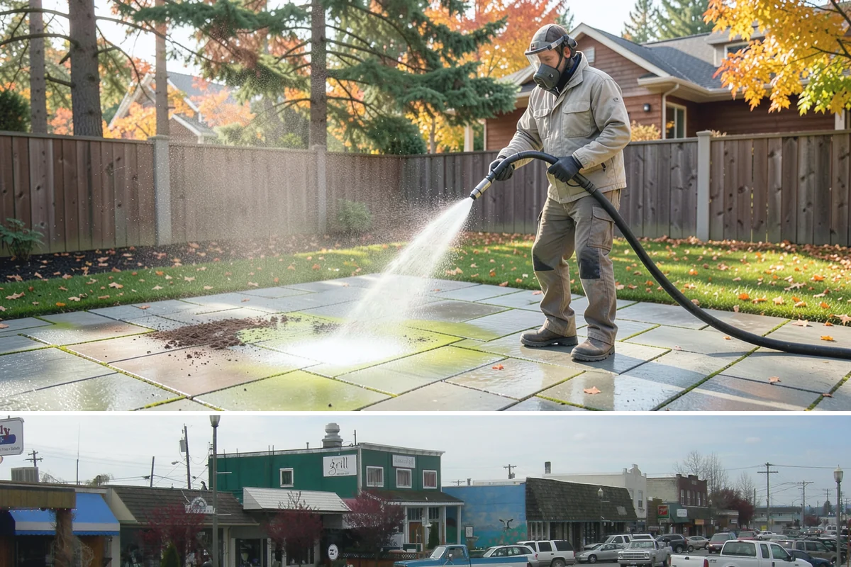 Pressure-Treated Deck Cleaning in Stanwood, Snohomish County, WA - Clean pressure-treated decks in summer so boards dry fully before restaining.