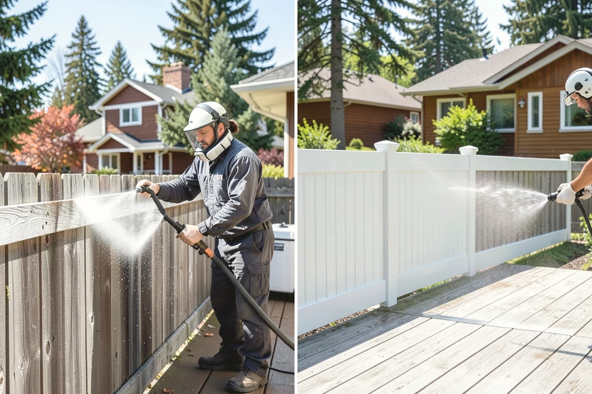 Pressure-Treated Deck Cleaning in Tacoma, Pierce County, WA - Clear the deck and protect plantings