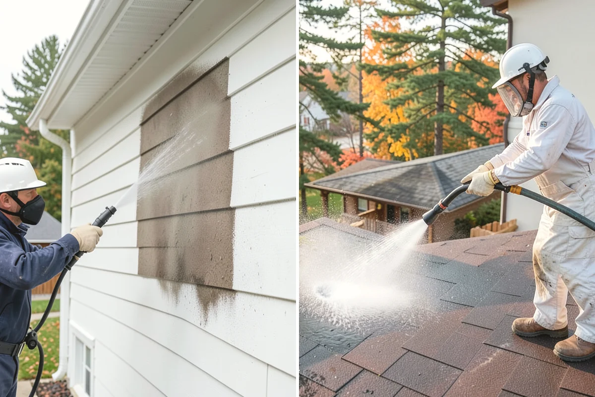 Pressure-Treated Deck Cleaning in University Place, Pierce County, WA - Clear the deck and protect plantings