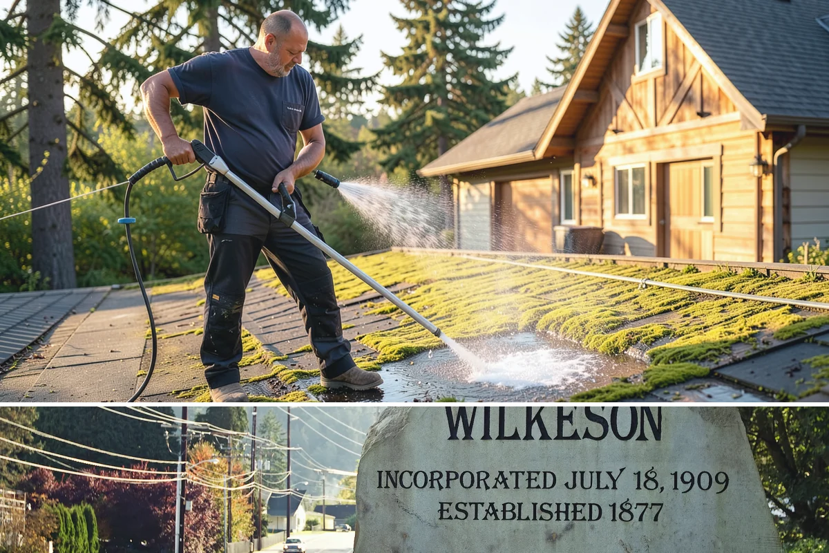 Pressure-Treated Deck Cleaning in Wilkeson, Pierce County, WA - Clean pressure-treated decks in summer so boards dry fully before restaining.
