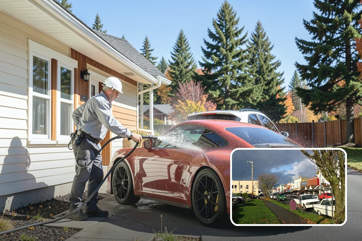 Pressure Washing Consultation in Arlington, Snohomish County, WA - Matches methods to each surface safely