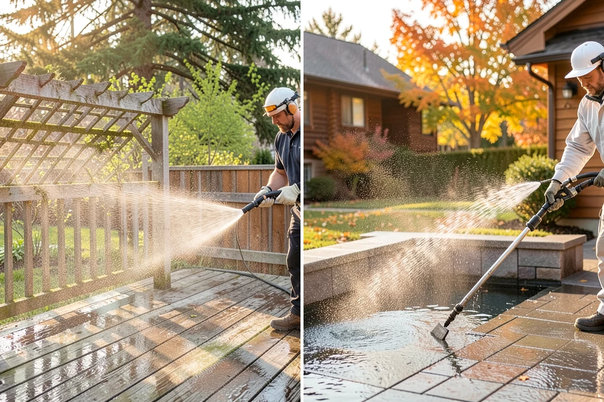 Pressure Washing Consultation in Arlington, Snohomish County, WA - Walk the property and inventory surfaces