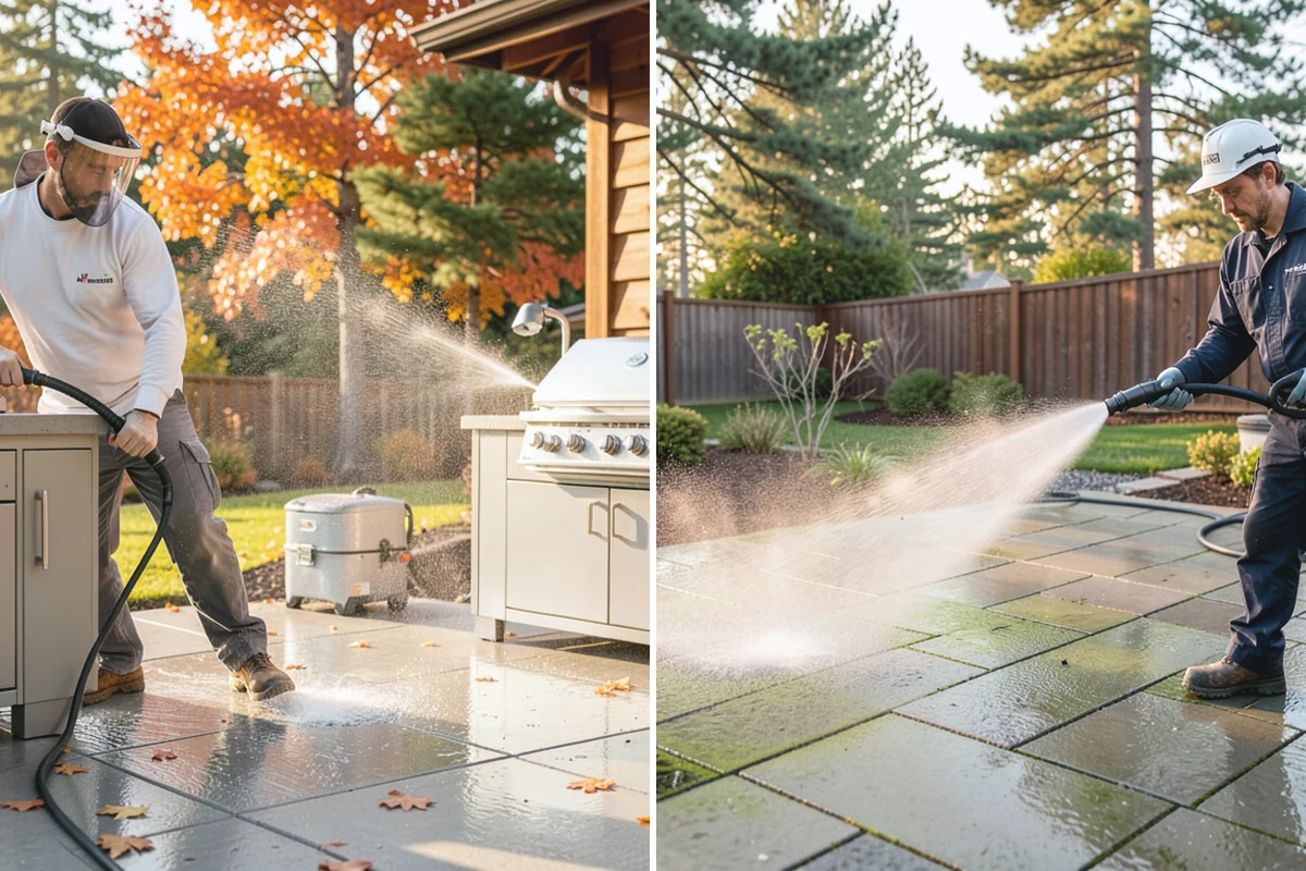 Pressure Washing Consultation in Auburn, King County, WA - Walk the property and inventory surfaces