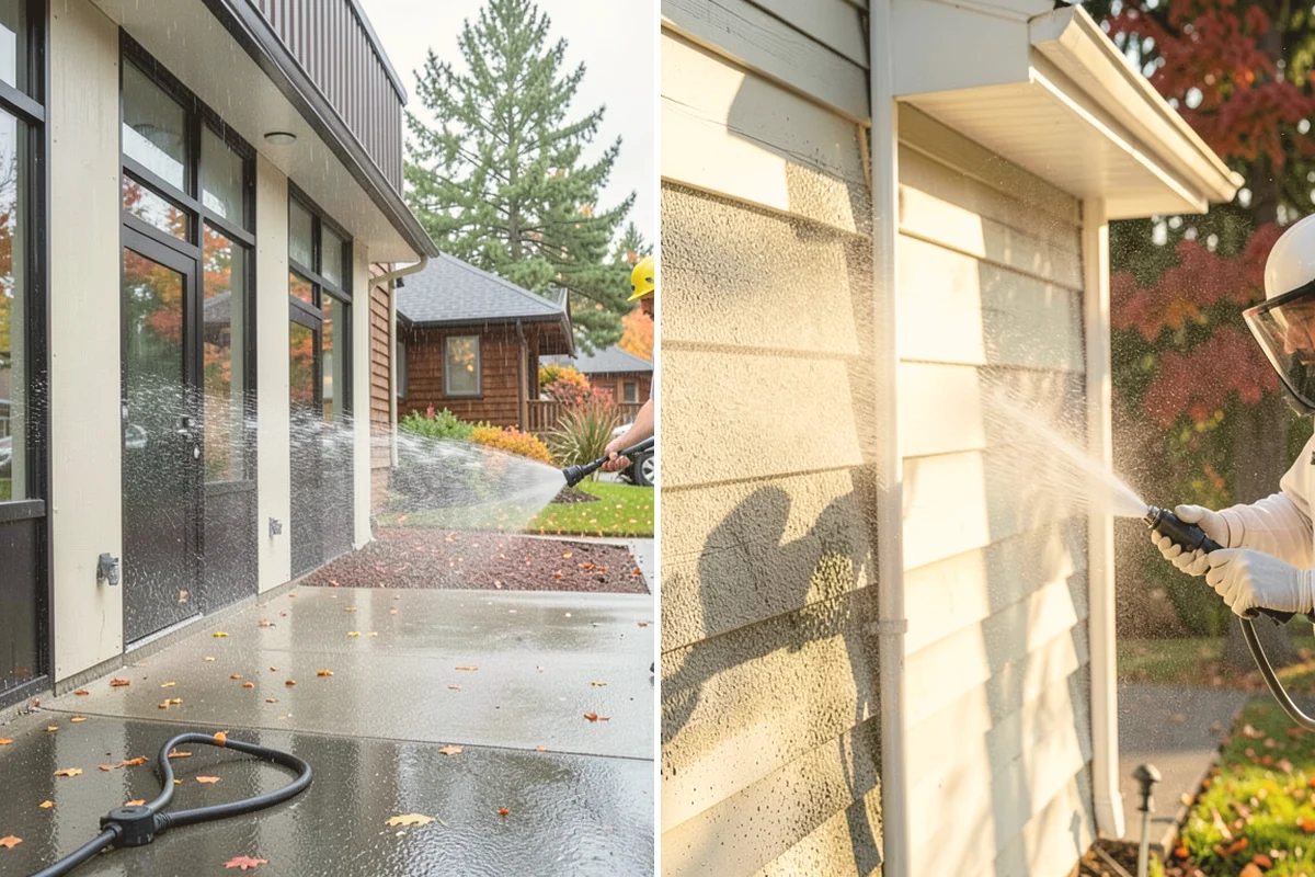Pressure Washing Consultation in Bellevue, King County, WA - Walk the property and inventory surfaces