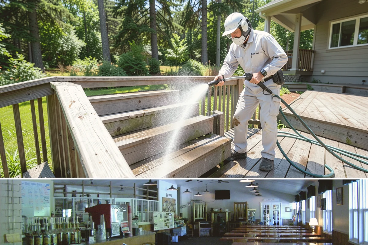 Pressure Washing Consultation in Black Diamond, King County, WA - A consultation is worthwhile any time of year, and scheduling in late winter helps plan a full cleaning before spring growth...