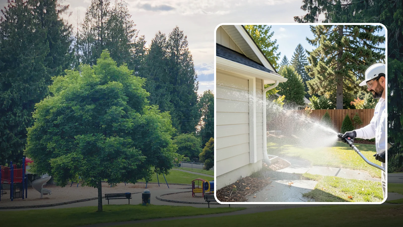 Pressure Washing Consultation in Bonney Lake, Pierce County, WA - We offer on-site pressure washing consultations in Washington to assess your surfaces and build the right cleaning plan.