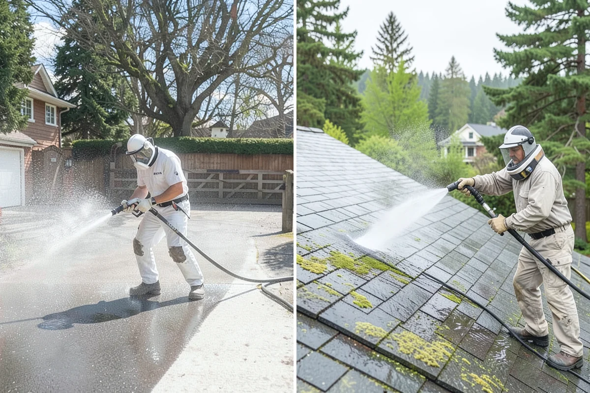 Pressure Washing Consultation in Bonney Lake, Pierce County, WA - Walk the property and inventory surfaces