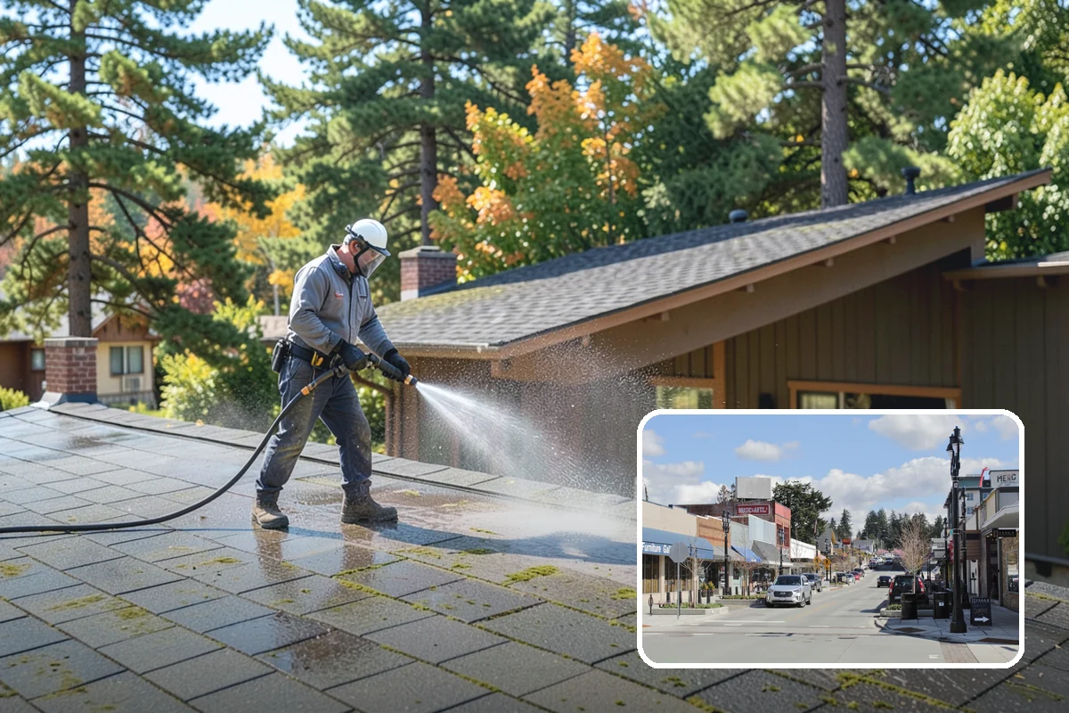 Pressure Washing Consultation in Bothell, King County, WA - Matches methods to each surface safely