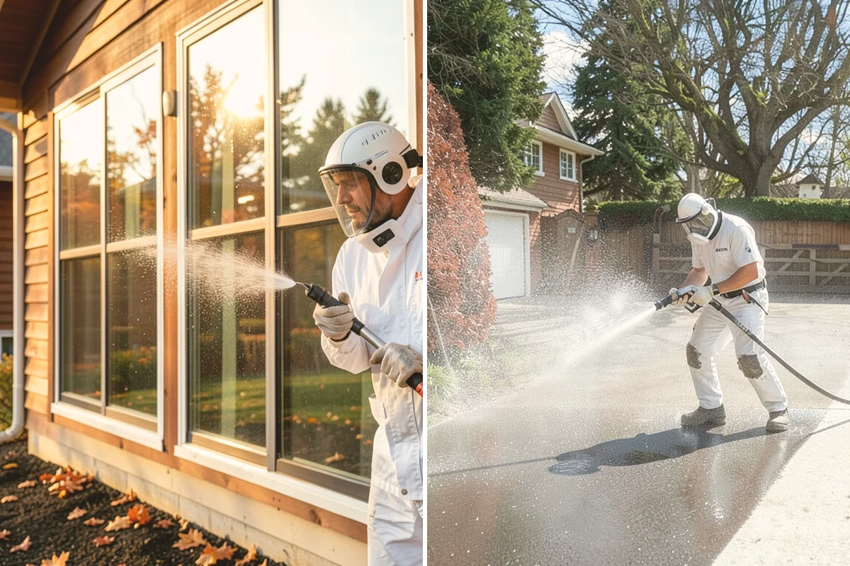 Pressure Washing Consultation in Bothell, King County, WA - Walk the property and inventory surfaces