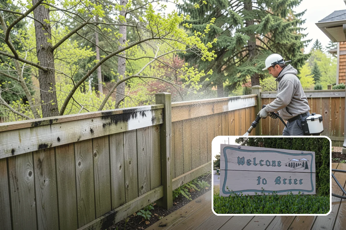Pressure Washing Consultation in Brier, Snohomish County, WA - Matches methods to each surface safely