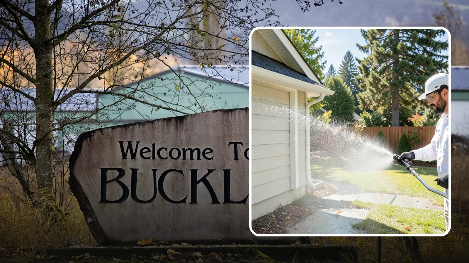 Pressure Washing Consultation in Buckley, Pierce County, WA - We offer on-site pressure washing consultations in Washington to assess your surfaces and build the right cleaning plan.