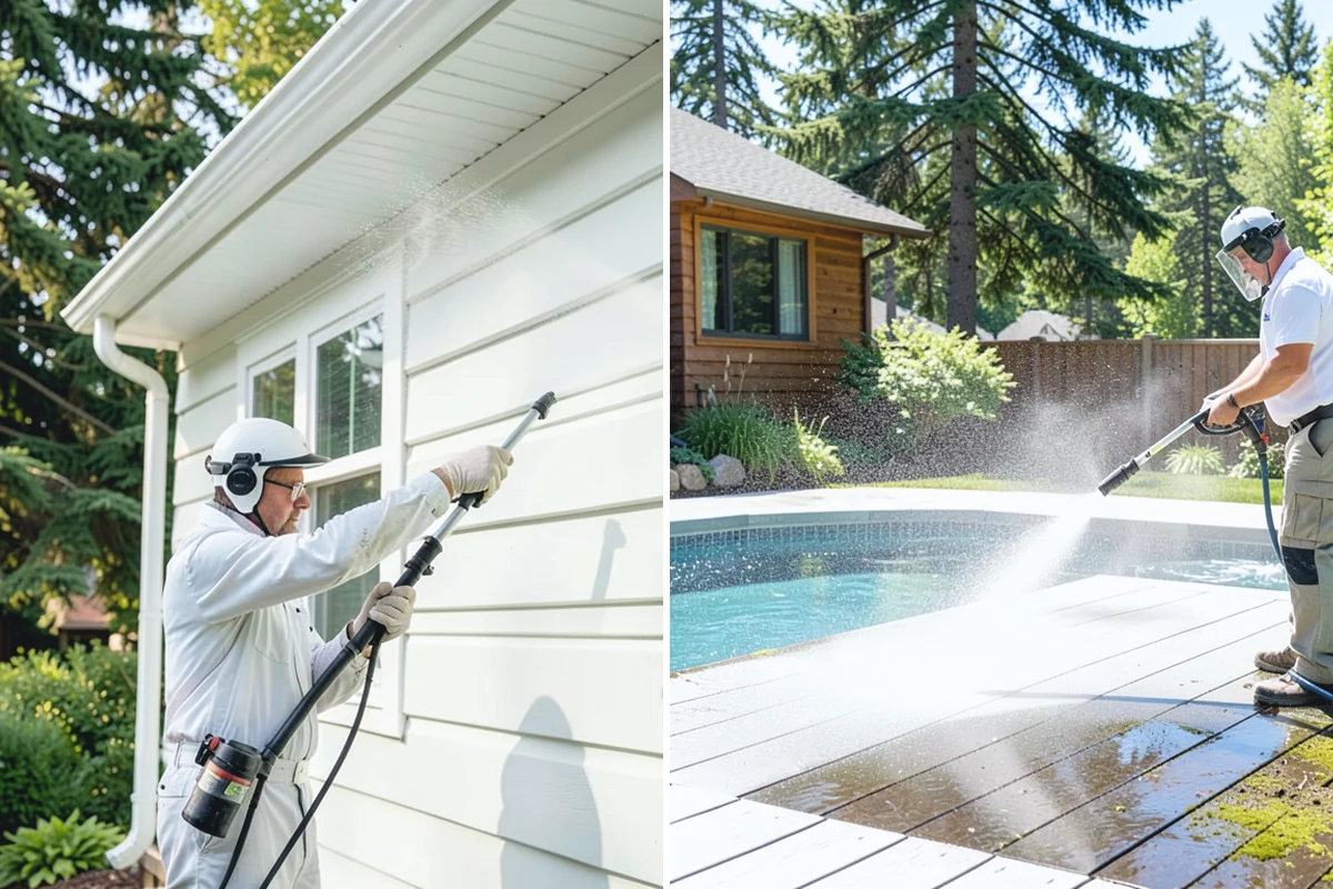 Pressure Washing Consultation in Buckley, Pierce County, WA - Walk the property and inventory surfaces