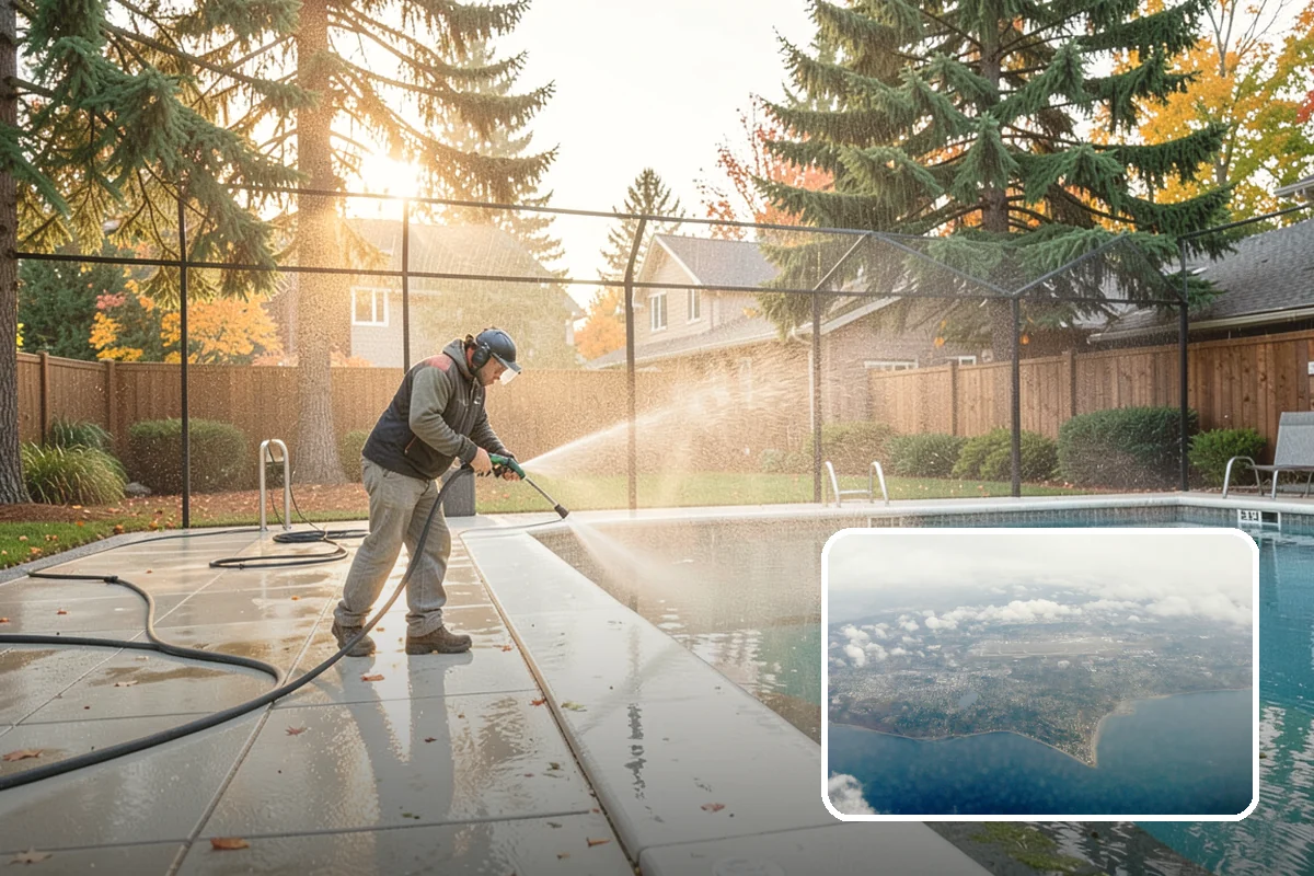 Pressure Washing Consultation in Burien, King County, WA - Matches methods to each surface safely