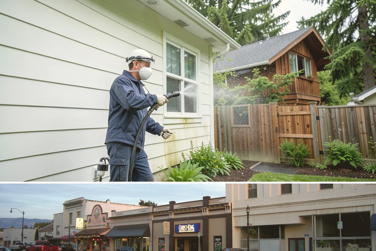 Pressure Washing Consultation in Burlington, Skagit County, WA - A consultation is worthwhile any time of year, and scheduling in late winter helps plan a full cleaning before spring growth...