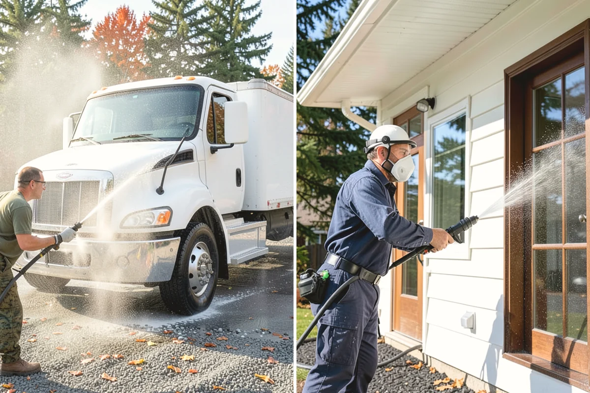 Pressure Washing Consultation in Carbonado, Pierce County, WA - Walk the property and inventory surfaces