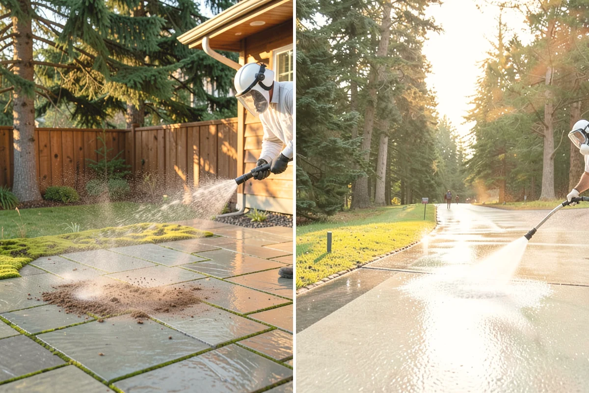 Pressure Washing Consultation in Carnation, King County, WA - Walk the property and inventory surfaces