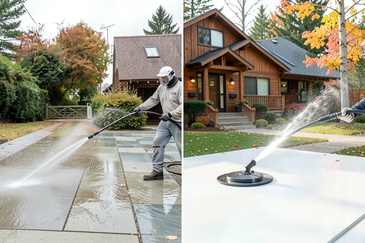 Pressure Washing Consultation in Concrete, Skagit County, WA - Walk the property and inventory surfaces