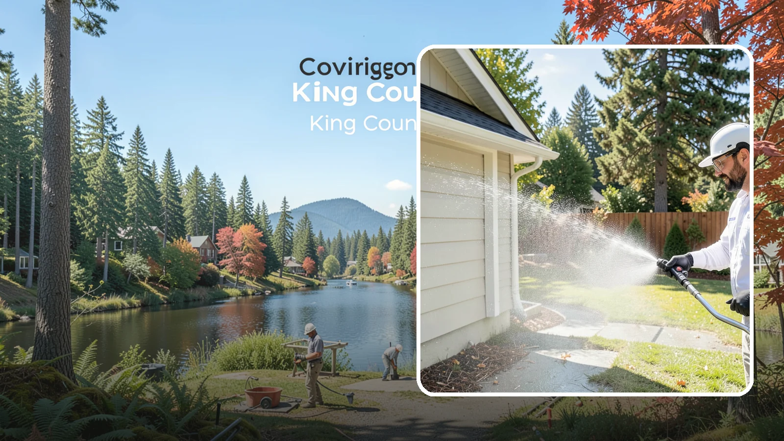 Pressure Washing Consultation in Covington, King County, WA - We offer on-site pressure washing consultations in Washington to assess your surfaces and build the right cleaning plan.