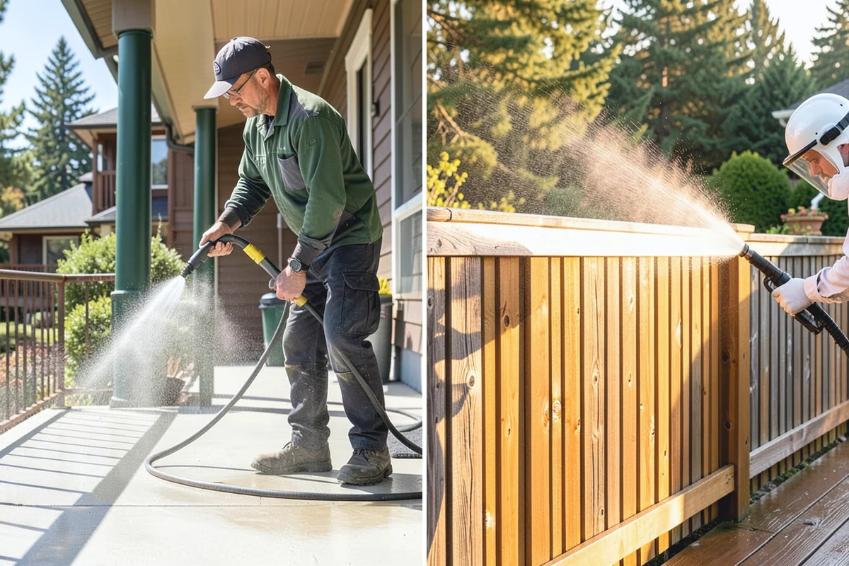 Pressure Washing Consultation in Darrington, Snohomish County, WA - Walk the property and inventory surfaces