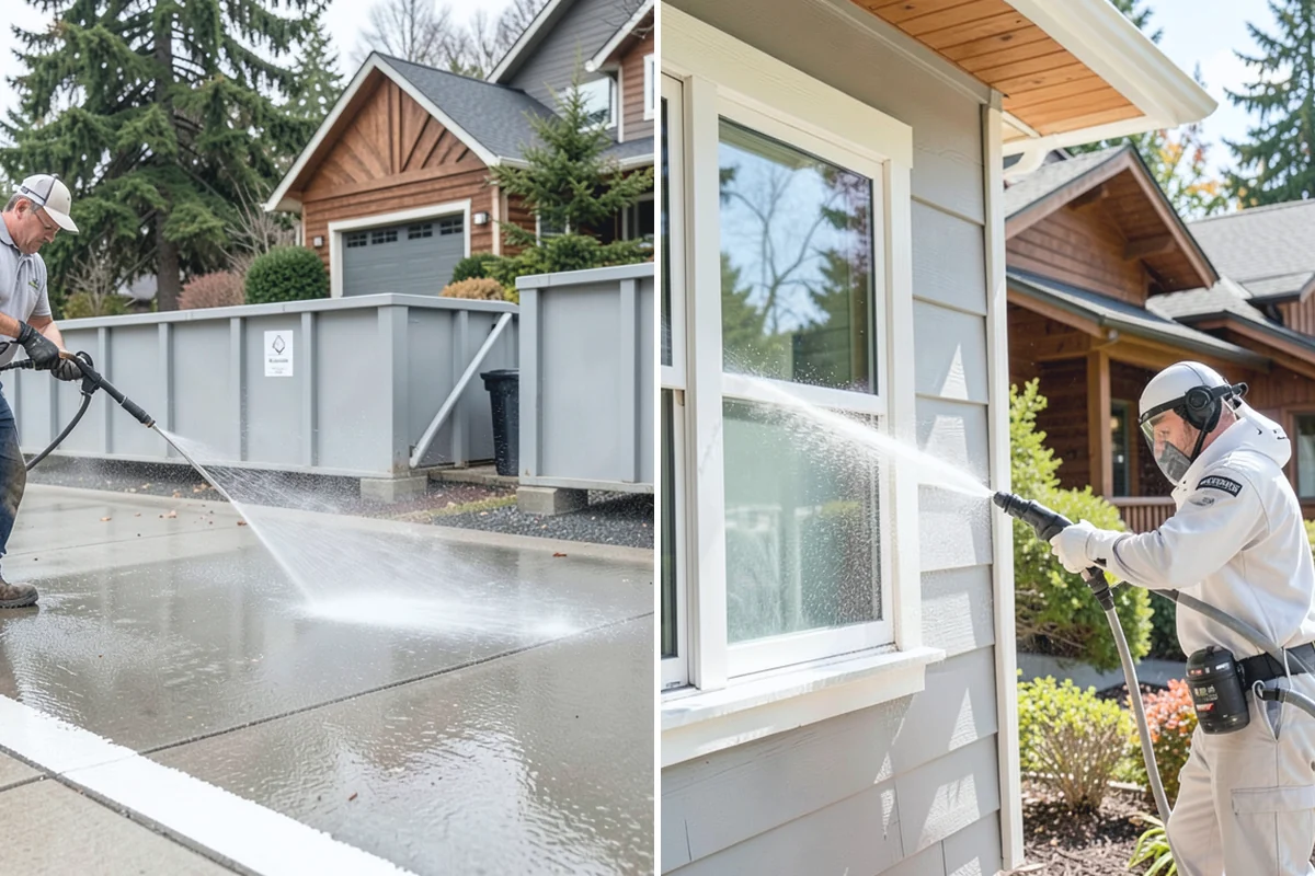 Pressure Washing Consultation in Des Moines, King County, WA - Walk the property and inventory surfaces