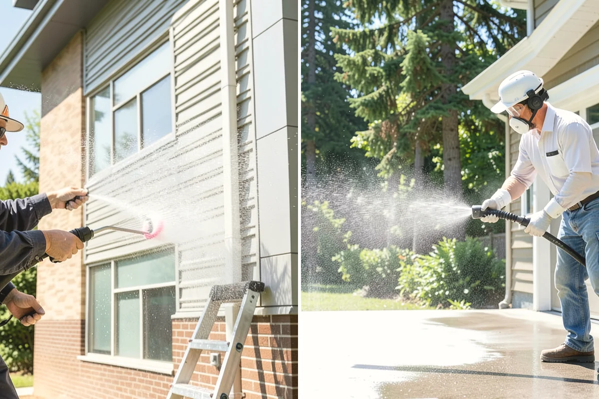 Pressure Washing Consultation in Duvall, King County, WA - Walk the property and inventory surfaces