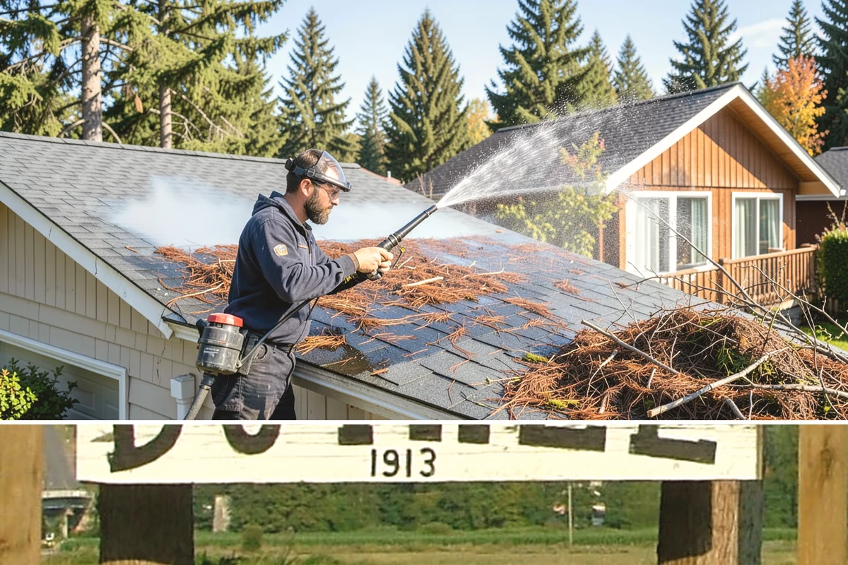 Pressure Washing Consultation in Duvall, King County, WA - A consultation is worthwhile any time of year, and scheduling in late winter helps plan a full cleaning before spring growth...