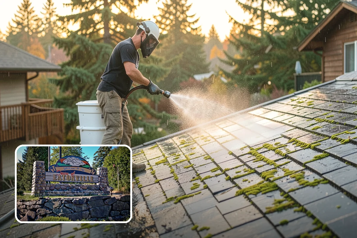 Pressure Washing Consultation in Eatonville, Pierce County, WA - Matches methods to each surface safely