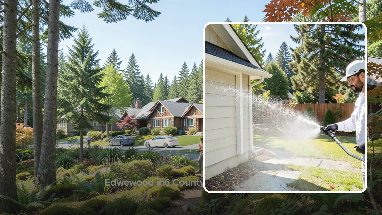 Pressure Washing Consultation in Edgewood, Pierce County, WA - We offer on-site pressure washing consultations in Washington to assess your surfaces and build the right cleaning plan.