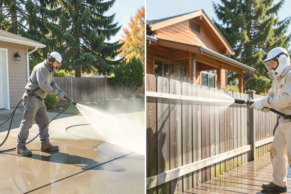 Pressure Washing Consultation in Edmonds, Snohomish County, WA - Walk the property and inventory surfaces