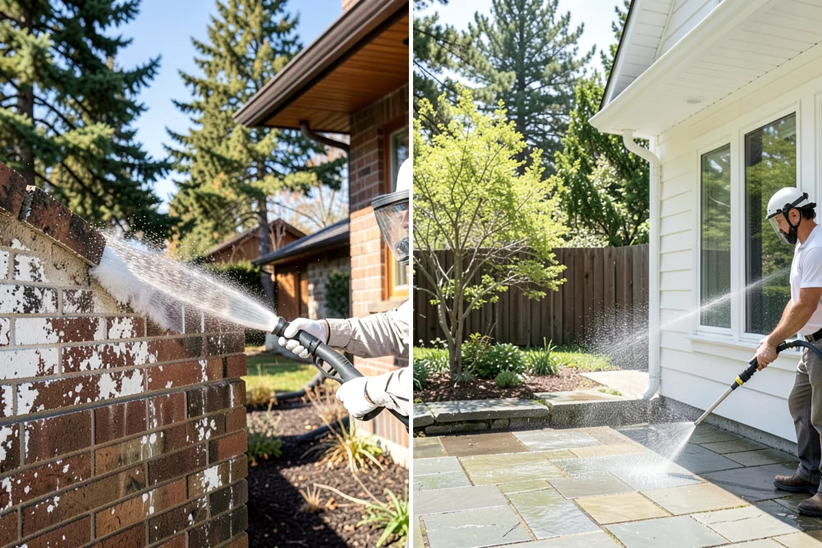 Pressure Washing Consultation in Enumclaw, King County, WA - Walk the property and inventory surfaces