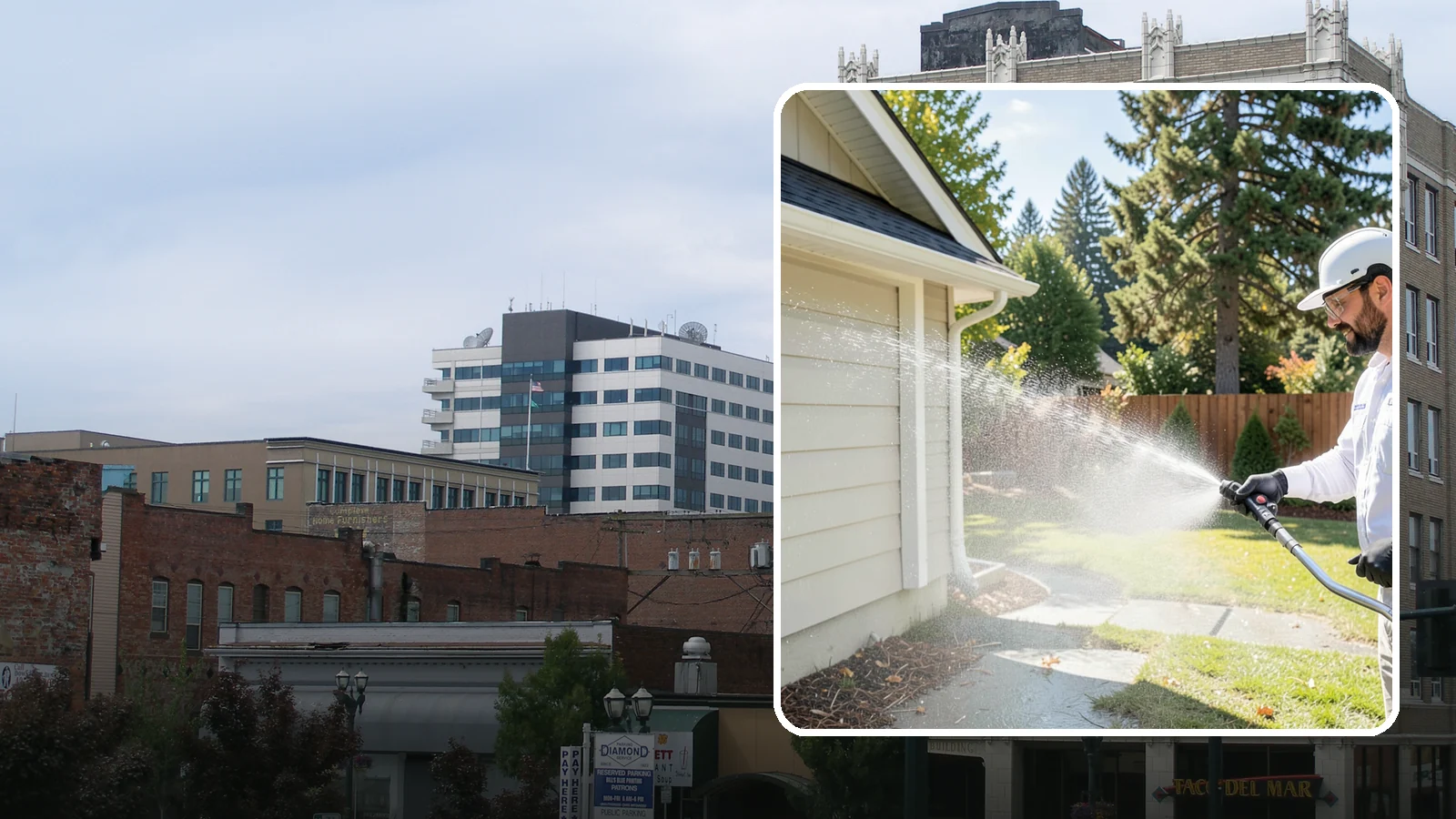 Pressure Washing Consultation in Everett, Snohomish County, WA - We offer on-site pressure washing consultations in Washington to assess your surfaces and build the right cleaning plan.