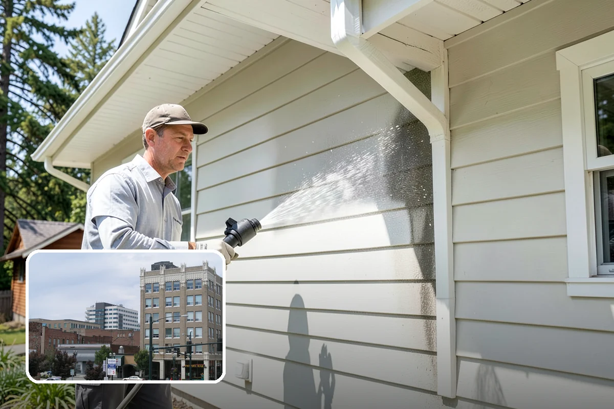 Pressure Washing Consultation in Everett, Snohomish County, WA - Matches methods to each surface safely