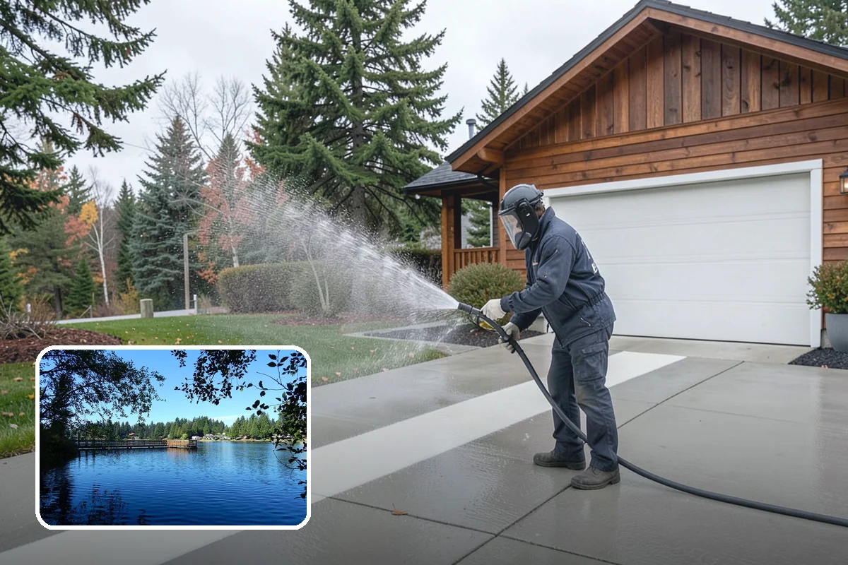 Pressure Washing Consultation in Federal Way, King County, WA - Matches methods to each surface safely