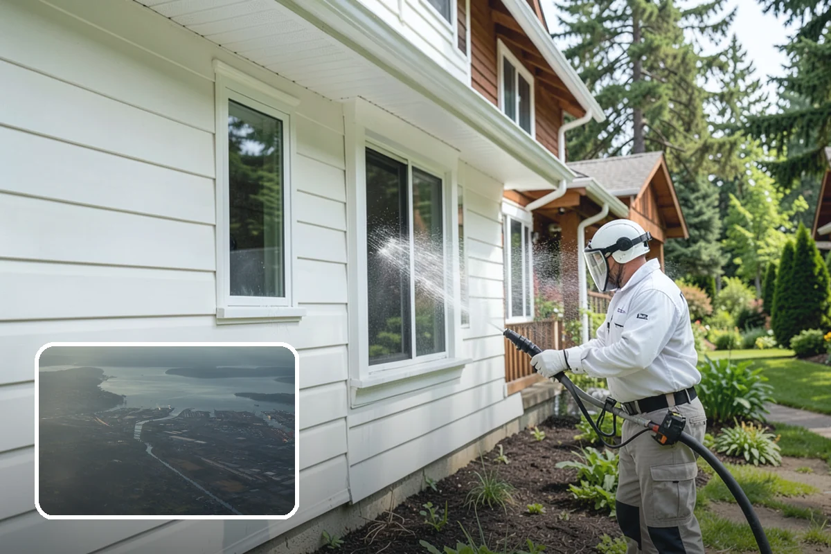 Pressure Washing Consultation in Fife, Pierce County, WA - Matches methods to each surface safely