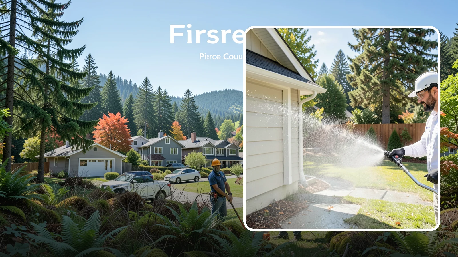Pressure Washing Consultation in Fircrest, Pierce County, WA - We offer on-site pressure washing consultations in Washington to assess your surfaces and build the right cleaning plan.