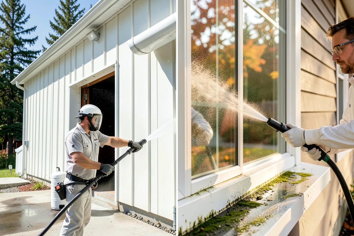 Pressure Washing Consultation in Fircrest, Pierce County, WA - Walk the property and inventory surfaces