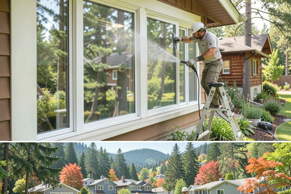 Pressure Washing Consultation in Fircrest, Pierce County, WA - A consultation is worthwhile any time of year, and scheduling in late winter helps plan a full cleaning before spring growth...
