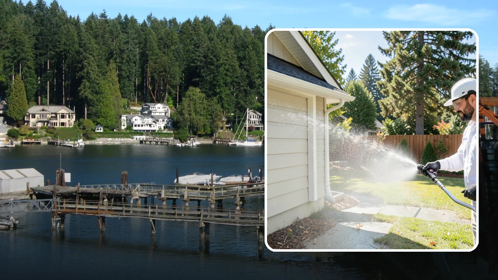 Pressure Washing Consultation in Gig Harbor, Pierce County, WA - We offer on-site pressure washing consultations in Washington to assess your surfaces and build the right cleaning plan.