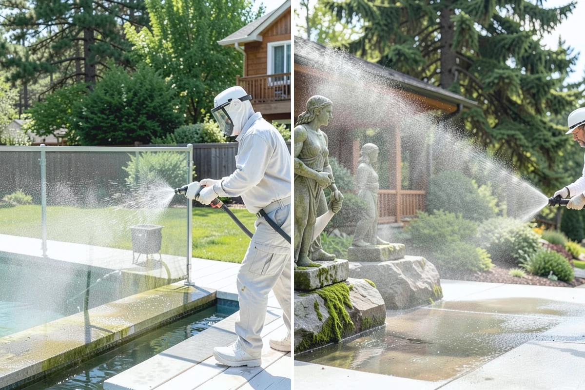 Pressure Washing Consultation in Granite Falls, Snohomish County, WA - Walk the property and inventory surfaces