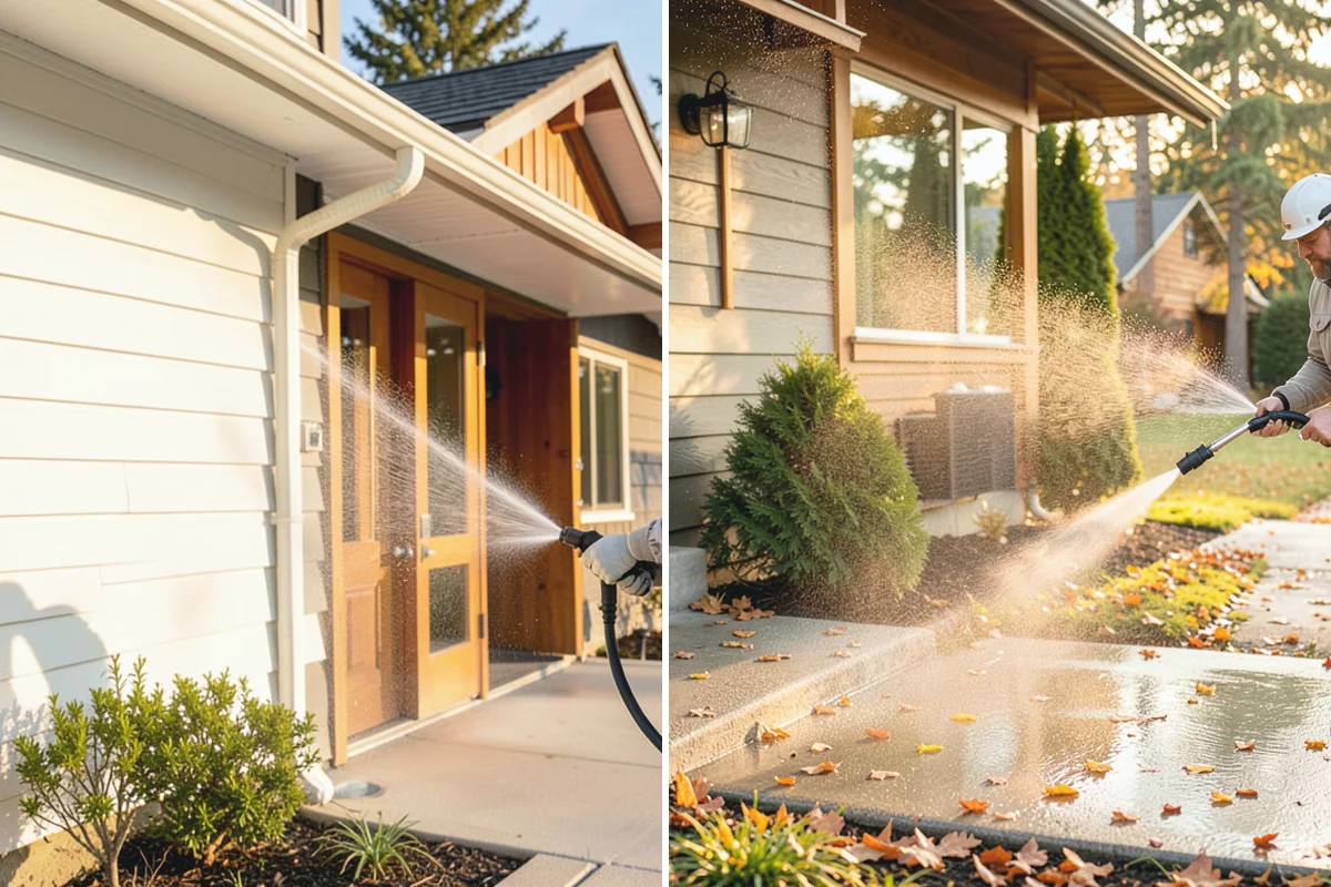 Pressure Washing Consultation in Hamilton, Skagit County, WA - Walk the property and inventory surfaces
