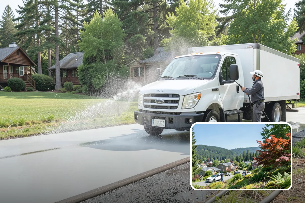 Pressure Washing Consultation in Index, Snohomish County, WA - Matches methods to each surface safely