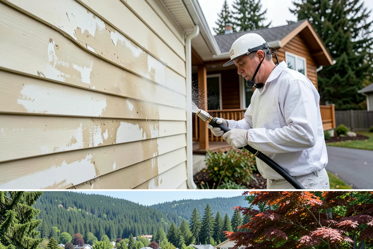 Pressure Washing Consultation in Index, Snohomish County, WA - A consultation is worthwhile any time of year, and scheduling in late winter helps plan a full cleaning before spring growth...