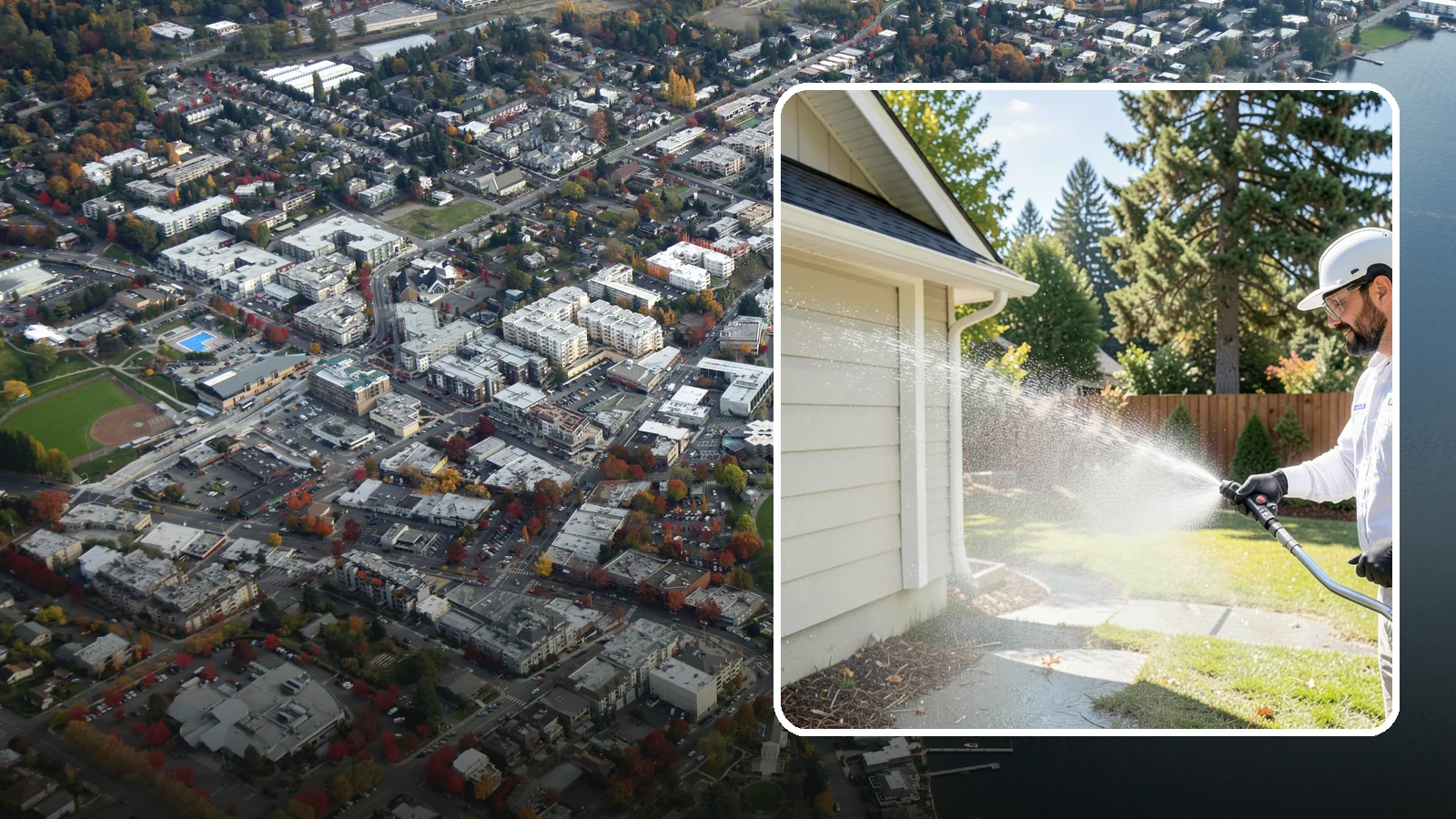 Pressure Washing Consultation in Kirkland, King County, WA - We offer on-site pressure washing consultations in Washington to assess your surfaces and build the right cleaning plan.