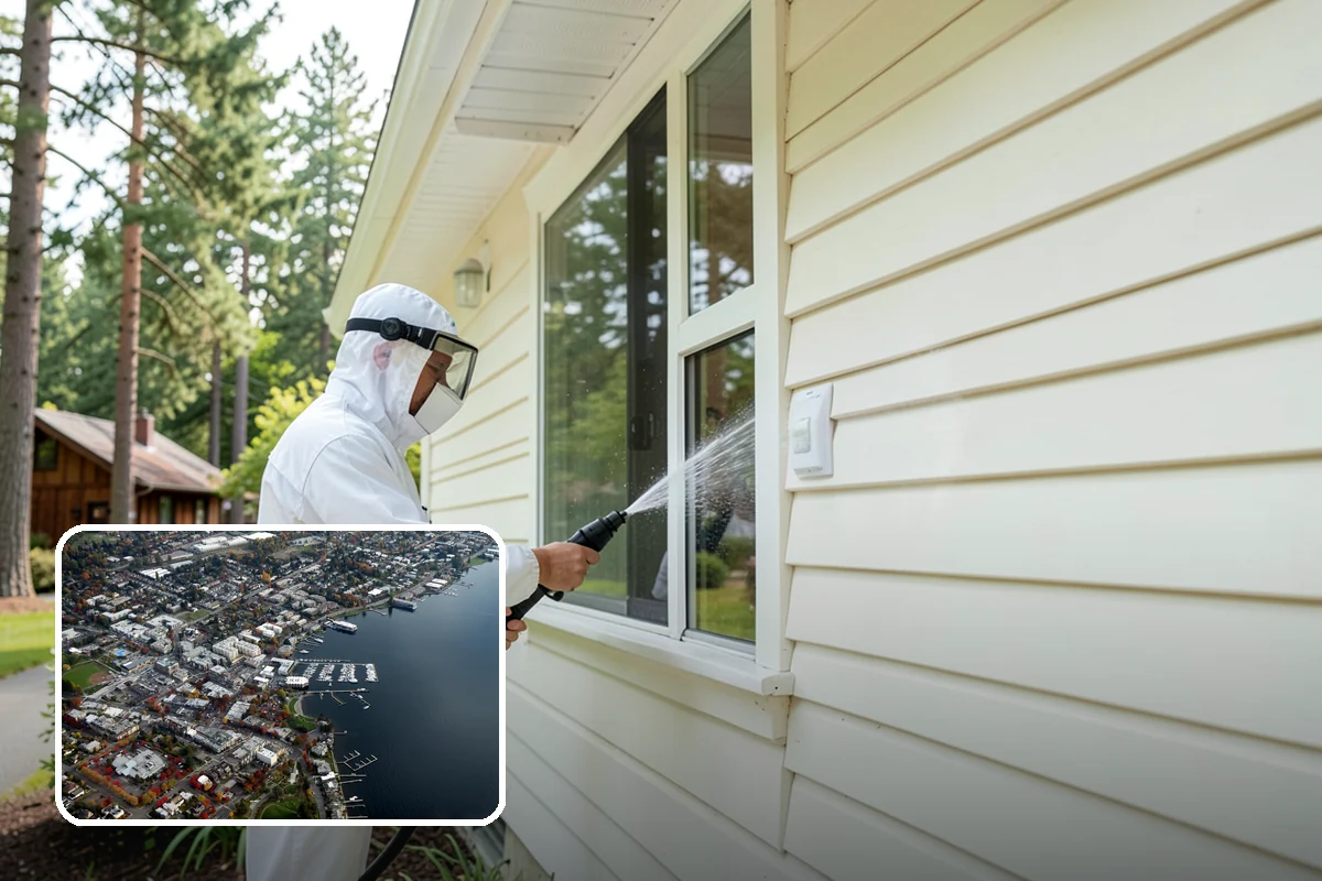 Pressure Washing Consultation in Kirkland, King County, WA - Matches methods to each surface safely