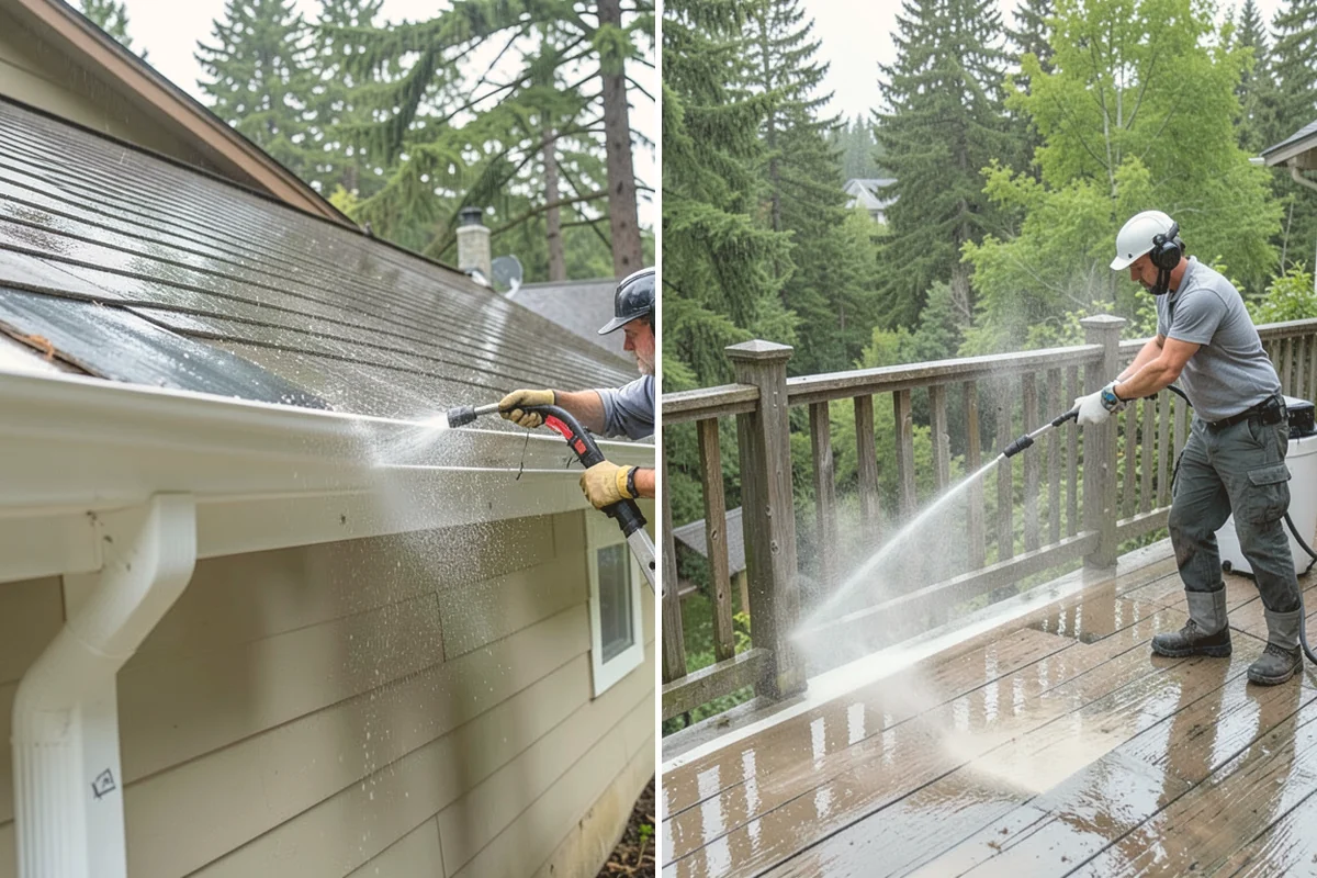 Pressure Washing Consultation in Kirkland, King County, WA - Walk the property and inventory surfaces