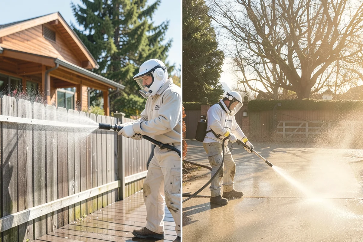 Pressure Washing Consultation in La Conner, Skagit County, WA - Walk the property and inventory surfaces