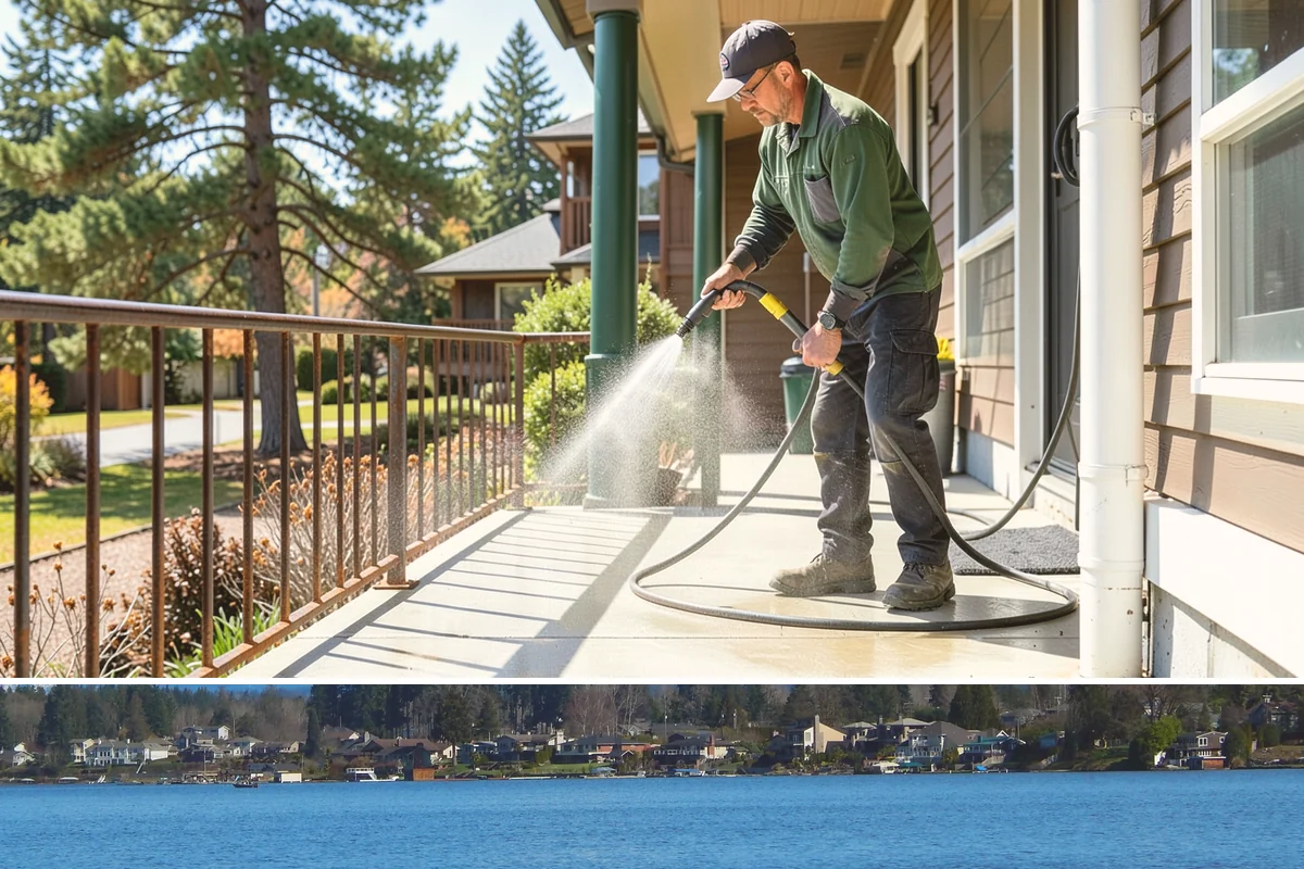 Pressure Washing Consultation in Lake Stevens, Snohomish County, WA - A consultation is worthwhile any time of year, and scheduling in late winter helps plan a full cleaning before spring growth...